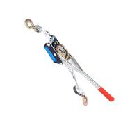 Hand Operated Winch - Ratchet Tensioner with Double Hooks, Ratchet Fence Puller - For Drawing, Crimping, Towing Work, Gardening, Balling, Framing, Patio Railing, Gates Un