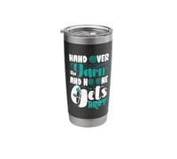 Hand Over The Yarn - Crocheter Crochet Knitting Stainless Steel Insulated Tumbler