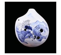 Hand-painted AF Ocarina 6-hole Mid-tone F Tone Beginner Ceramic Ocarina Sound Deep And Thick ocarina instrument (1)