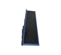 Hand Painted and Natural Indoor Cat Large Wall-Mounted Shelf, 9mm MDF, Modular Design, Multiple Cats, Cat and Mouse Motif, Non-Slip Pads, UK Handmade (Blue)