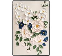 Hand Painted Canvas Wall Art Aesthetic Botanical Flowers Oil Painting Landscape Scenery Wall Decor Contemporary Art For Bedroom Kitchen Living Room Home 100X150Cm（39X59Inch)