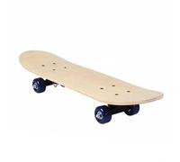 Hand Painted Childrens Skateboard - 7 Layer Maple Wood Double Sided Blank Deck | Decorative Art For Kids | Creative Kindergarten Drawing Gift & Four Wheel Skateboard