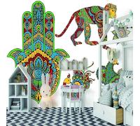 Hand Painted Colourful Animal Monkey Art 3D Wallpaper Luxury Home Dining Decor Paste Sofa Living Room The Wall for Bedroom Mural-400cm×280cm
