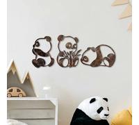 Hand-Painted Decorative Metal Wall Accessory (3 Pieces) | Antique Colours | Sizes: 26 x 18 cm, 27 x 20 cm, 18 x 28 cm | Unique & Stylish Home Decor