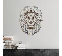 Hand-Painted Decorative Metal Wall Accessory, 40 x 50 cm, 100% Metal, 1.5 mm Thick, Unique Colour Variations, Perfect for Home Decor