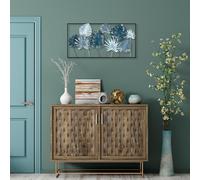 Hand-Painted Decorative Metal Wall Accessory, 41 x 81 x 5 cm, 100% Metal, Unique Colour Variations, Perfect for Home Decor & Art Lovers