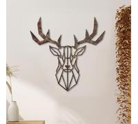 Hand-painted decorative metal wall accessory, 51 x 51 cm, 1.5 mm thick, antique finish, unique art piece for home decor, elegant and stylish