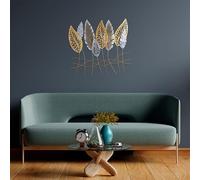 Hand-Painted Decorative Metal Wall Accessory, 75 x 80 x 5 cm, 100% Metal, Unique Colour Variations, Perfect for Home Decor & Art Lovers