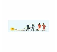 Hand painted firemen figures and accessories HO/OO gauge Preiser