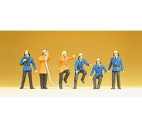Hand painted firemen figures and accessories HO/OO gauge Preiser
