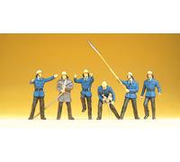 Hand painted firemen figures and accessories HO/OO gauge Preiser