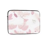 Hand-Painted Floral Line Pattern Portable Laptop Inner Bag - Made Of High Density Oxford Cloth, Business Office Supplies For Men And Women.17 Inch
