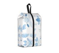 Hand-Painted Floral Line Print Shoe Storage Bag, One Size Waterproof Shoe Pouch with Handle, for Gym Travel and Daily Use Organizer