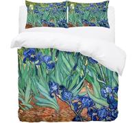 Hand-Painted King Size Duvet Cover Football King Size Quilt Cover Bedding Set (1 Duvet Cover Set with Zipper, 2 Pillowcases in the Same Style), More Breathable Bedding for All Seasons