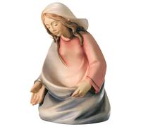 Hand-painted Maple Wood Mary Figure for Nativity Scene by Dolfi