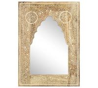 Hand Painted Mirror 40x55 cm Solid Mango Wood