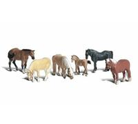 Hand-painted N scale animals & accessories sets Woodland Scenics