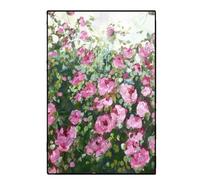 Hand Painted Oil Painting Beautiful Roses Contemporary Art Abstract Modern Canvas Oil Painting On Canvas Vintage Wall Art For Living Room Bedroom Hotel Decoration 70X100Cm（28X39 Inch