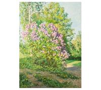 Hand Painted Oil Painting Country Road Landscape Nature Botanical Wall Decor For Living Room Bedroom Bathroom Artwork Large Size Home Decoration 70X100Cm(28X39 Inch