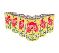 Billy Can BillyCan Hand-Painted Picnic Cups - 300ml - Buttercup Peony, Yellow