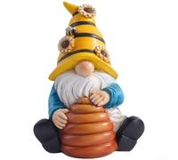Hand-Painted Resin Fairy Statue Bee for elf Outdoor Hand-Painted(A)