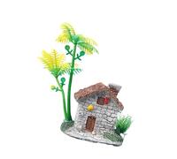 Hand Painted Resin Tree Miniature Fish Aquarium Ornament for Habitat Ornament