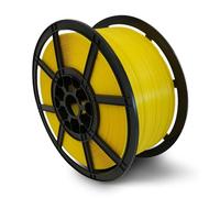 Hand Pallet Strapping Banding 1000 Metres Per Coil - Strong 12mm Wide Yellow Polypropylene Polyprop Strap