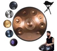 Hand Pan Drum, 22-Inch Handpan with 10 Notes, Perfect for Meditation, Music Therapy and Relaxation