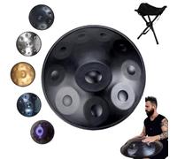 Hand Pan Drum, 22-Inch Handpan with 10 Notes, Perfect for Meditation, Music Therapy and Relaxation