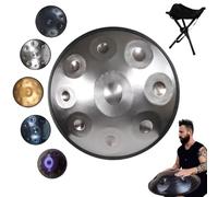 Hand Pan Drum, 22-Inch Handpan with 10 Notes, Perfect for Meditation, Music Therapy and Relaxation