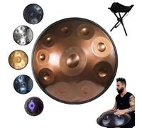 Hand Pan Drum, 22-Inch Handpan with 10 Notes, Perfect for Meditation, Music Therapy and Relaxation