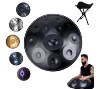 Hand Pan Drum, 22-Inch Handpan with 10 Notes, Perfect for Meditation, Music Therapy and Relaxation