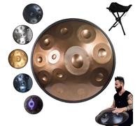 Hand Pan Drum, 22-Inch Handpan with 10 Notes, Perfect for Meditation, Music Therapy and Relaxation