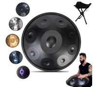 Hand Pan Drum, 22-Inch Handpan with 10 Notes, Perfect for Meditation, Music Therapy and Relaxation