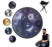 Hand Pan Drum, 22-Inch Handpan with 10 Notes, Perfect for Meditation, Music Therapy and Relaxation