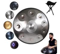Hand Pan Drum, 22-Inch Handpan with 10 Notes, Perfect for Meditation, Music Therapy and Relaxation