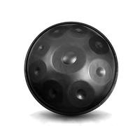 Hand Pan Drum 9 Notes 22 inches in D Minor,Steel Tongue Drum for Musical Education Concert Mind Healing Yoga Meditation