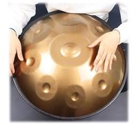 Hand Pan Drum Instrument, Classic D Minor 9/10/12 Notes Handpan Drums, 440Hz Hand Drum Set For Music Education Music Therapy, Meditation, Yoga(Purple,10)