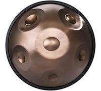 Hand Pan Drum Tongue Drum, 6 Notes Handpan Drum D Minor Percussion Instrument with Carrying Bag Drumsticks, Harmonic Percussion for Sound Healing, Personal Meditation,Yoga