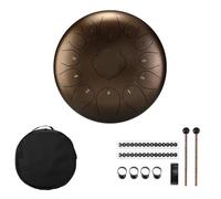 Hand Pan Drums for Adults 63 Inch 116 Notes Mini Handpan Drum Finger Picks Percussion Instruments Sound Steel Tongue Drum for Meditation Yoga11 Notes Green