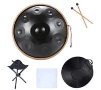 Hand Pan Drums for Adults Handpan 432HZ 12 Notes D Minor 22 Inch 10 9 Notes Pantam Steel Hand Pan Drum Yoga Meditation Musical Instruments(10 notes 440HZ)