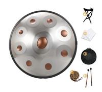 Hand Pan Drums for Adults Steel Tongue Drum 6 Inch 11 Notes Drums D5 Ethereal Drum For Beginner Handpan Musical InstrumentsGreen