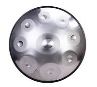 Hand Pan Drums Silver Tongue Drum 22 Inch Handpan Drum D minor Percussion Instrument Hand Drum Yoga Meditation Beginner with Carrying Bag Drumsticks