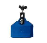 Hand Percussion Instrument Blue Small Size - Easy to Use Durable Acacia Wood Musical Bell with Mallets- S blue