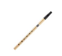 Hand Percussion Instruments: Traditional Irish Tin Flute, Classical Music Learning Whistle | Six Hole Metal Tube Sound Projection Prat Recorder