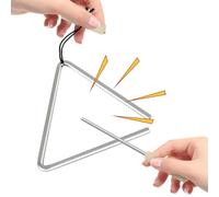 Hand Percussion Triangles Triangle Beater Percussion Hand Instrument | Triangle Beater Strikers for Rhythm Education Dinner Bell Ringtones Classroom Music