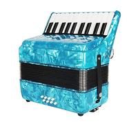 Hand Piano Accordion 22 Key 8 Bass, Professional Solid Wood Piano Accordion, With Backpack Gig Bag Shoulder Straps