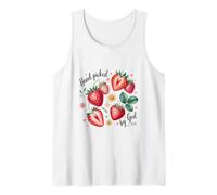 Hand Picked by God 15:16 Vintage Style Strawberry Design Tank Top