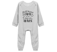 Hand Picked for Earth by My Grand Dad in Heaven One-Piece Footed Rompers Baby Cotton Bodysuit