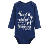 Hand Picked for Earth by My Great Grandparents in Heaven Newborn Unisex Bodysuit Rompers
